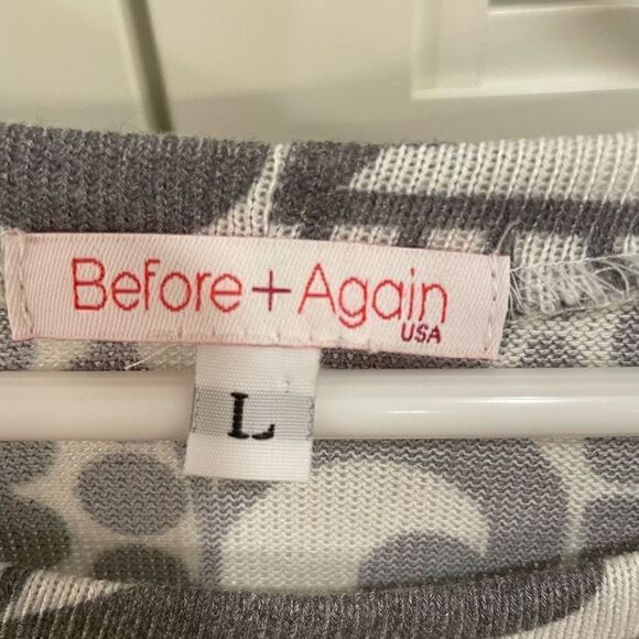 Before + Again Tunic Womens XL Sundance Midweight Butterknit Whimsy Gray Retro - Picture 4 of 5